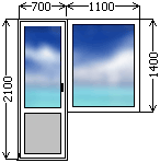 окна балконный блок